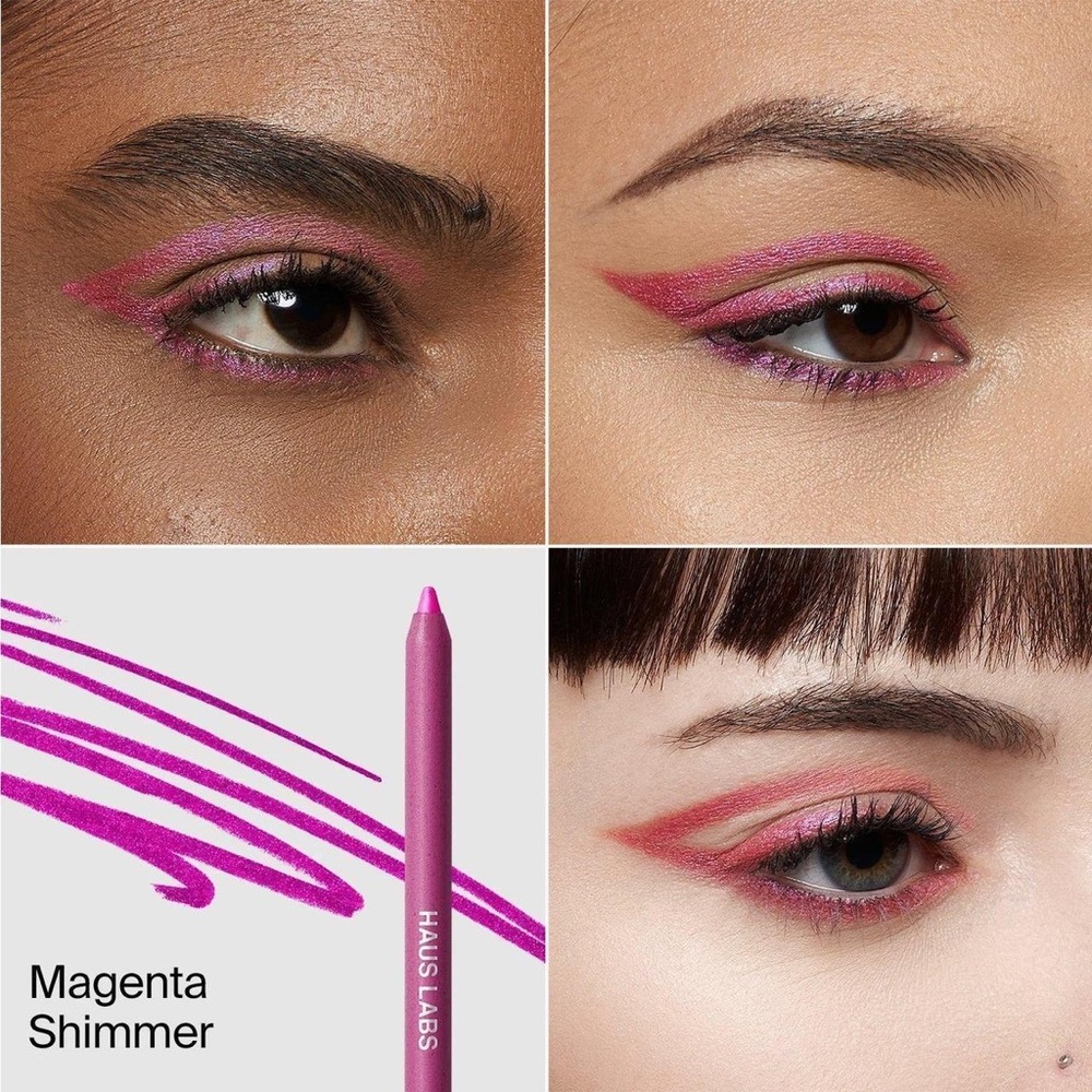 Haus Labs Optic Intensity Eco Eyeliner — Magenta Pink (shimmer)